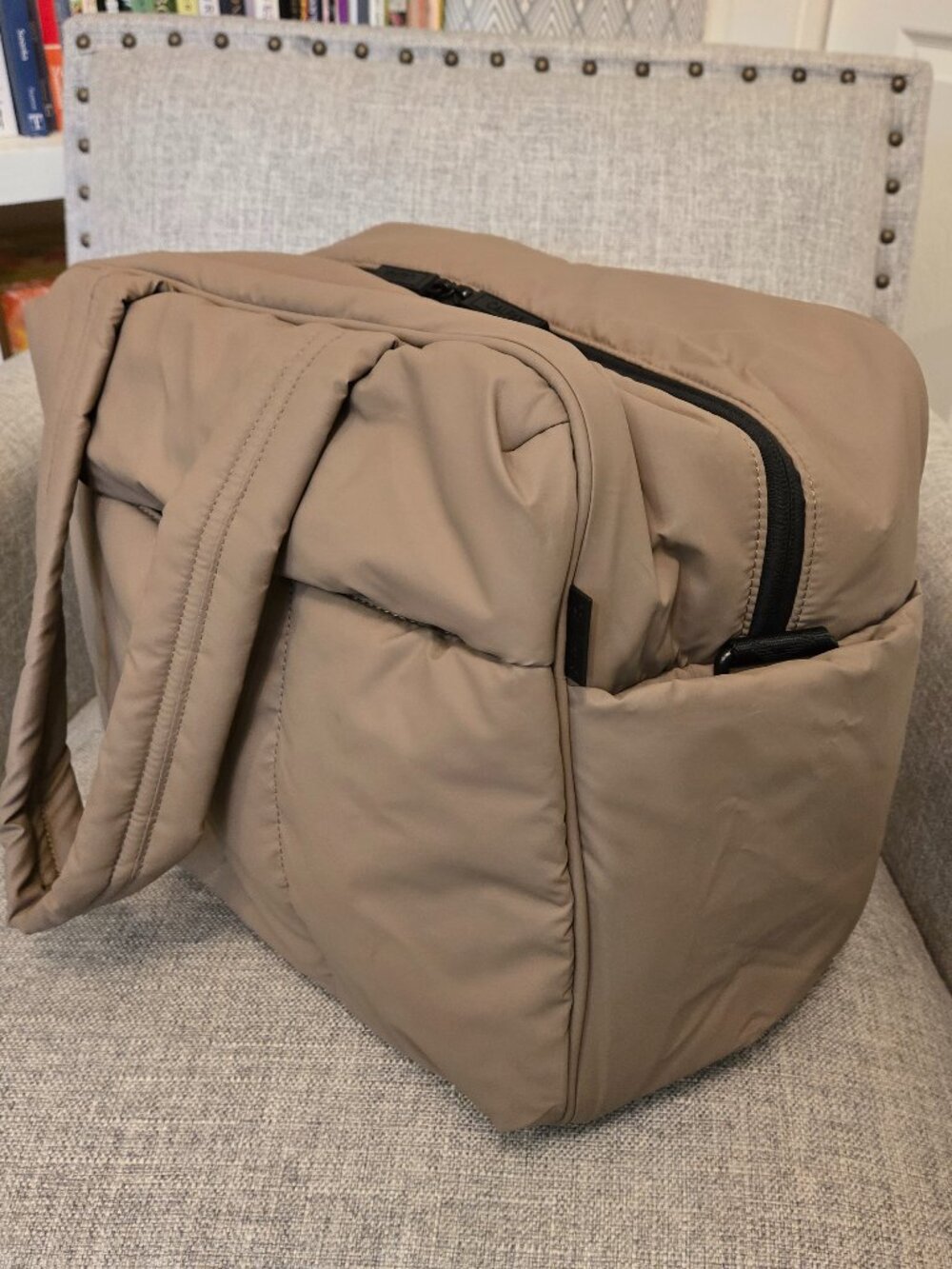 Calpak Luka duffle bag in chocolate